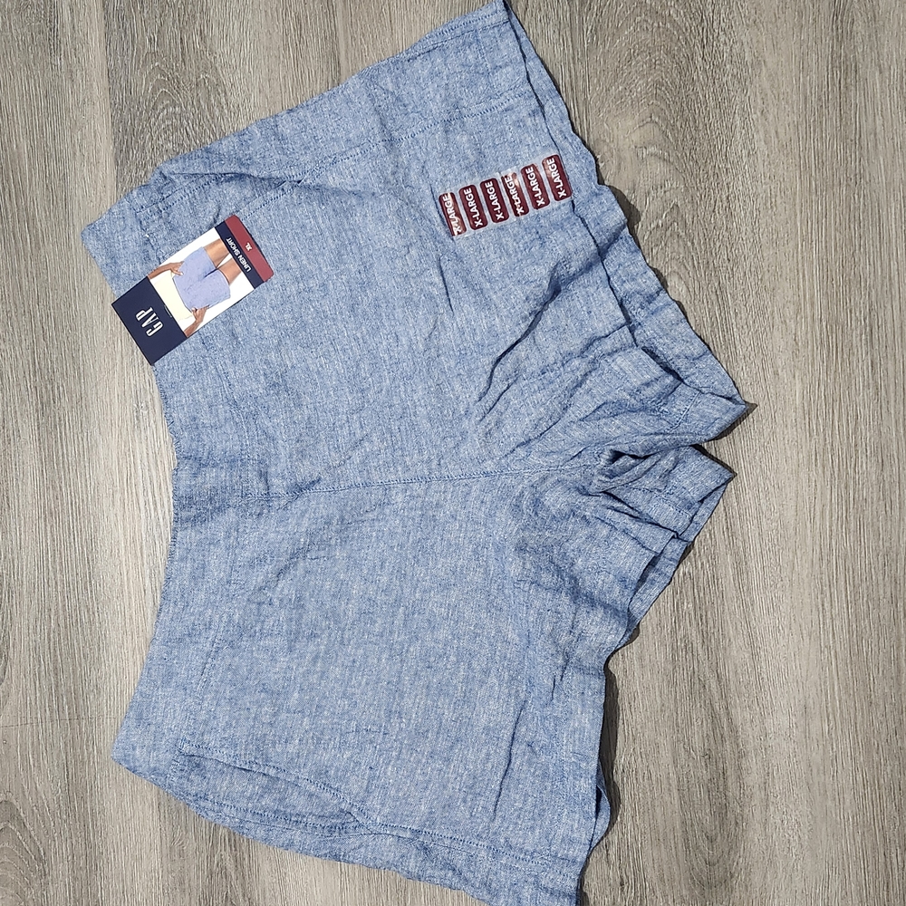 GAP Blue Flat Front Shorts